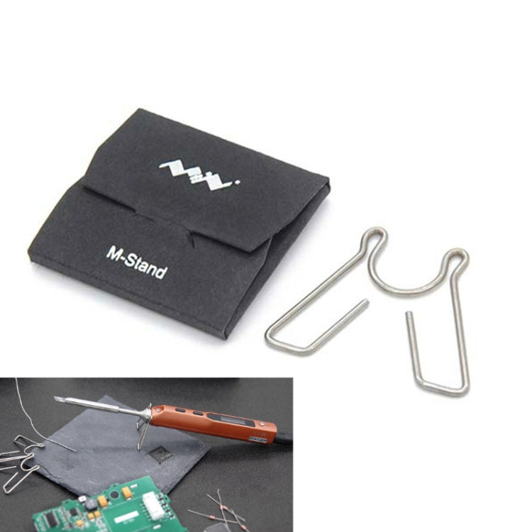 2 ชิ้น M-Stand การประสาน ที่วางขาตั้งเหล็กสำหรับ TS100, Iron Stand
