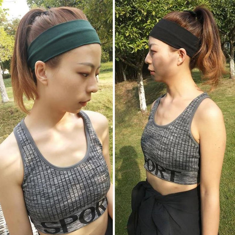 ที่คาดผมที่คาดผมสำหรับออกกำลังกายโยคะ ขนาด: ประมาณ 21 x 7 ซม, Fitness Hair Band (Pink), Yoga Fitness Hair Band (Black)