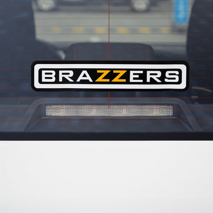 10 ชิ้น BRAZZERS สติ๊กเกอร์ติดรถยนต์สติ๊กเกอร์ติดรถยนต์สำหรับแต่งรถขนาด: 4.9x22.5 ซม., BRAZZERS