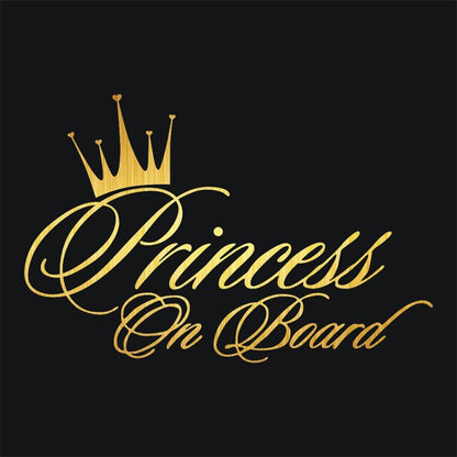 Princess Baby Pattern Car Decal สติ๊กเกอร์สะท้อนแสงเลเซอร์ไวนิลติดรถยนต์, ขนาด: 16.5x10.9 ซม