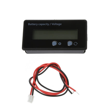 GY-6S 12V แบตเตอรี่ตะกั่วกรดเครื่องวัดแบตเตอรี่ลิเธียมความจุตัวบ่งชี้จอแสดงผลเครื่องทดสอบเปอร์เซ็นต์โวลต์มิเตอร์, 12V Green Light