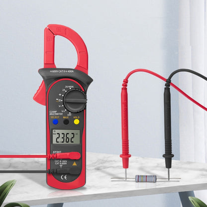 ANENG ST201 AC และ DC Digital Clamp Multimeter แรงดันไฟฟ้าและกระแสไฟฟ้าเครื่องมือวัดเครื่องทดสอบ