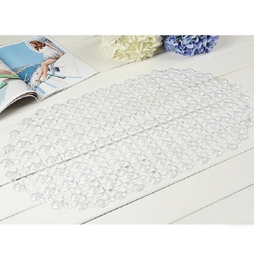 7 ชิ้น Waterdrop เสื่อห้องน้ำพร้อมถ้วยดูดนวดเท้าอ่างอาบน้ำเสื่อกันลื่น