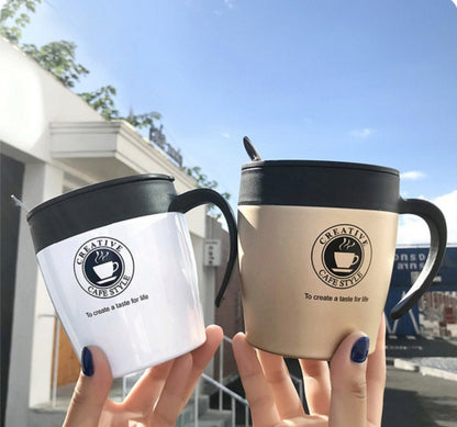ที่จับแก้วกาแฟ กระติกน้ำร้อนสแตนเลส ถ้วย กระติกน้ำ กระติกน้ำ ธุรกิจแบบพกพา ถ้วยเทอร์โม