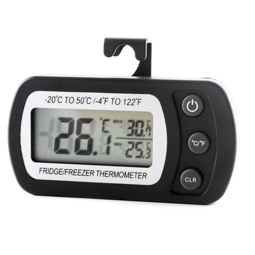 2 PCS Digital LCD เครื่องวัดอุณหภูมิตู้เย็นอุณหภูมิ Sensor เครื่องวัดอุณหภูมิตู้แช่แข็ง