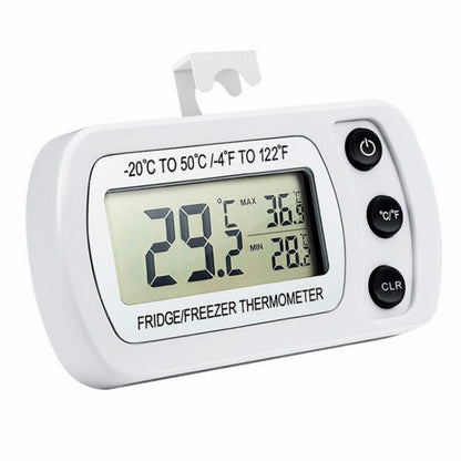 2 PCS Digital LCD เครื่องวัดอุณหภูมิตู้เย็นอุณหภูมิ Sensor เครื่องวัดอุณหภูมิตู้แช่แข็ง