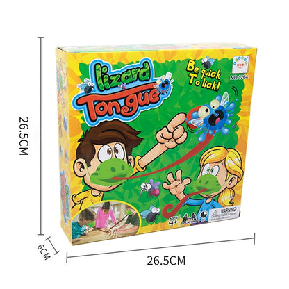 อุปกรณ์ประกอบฉากหากินจิ้งจกลิ้นฉกกีฬาแบบโต้ตอบเกมกระดานของเล่น, Tricky Props Lizard Tongue