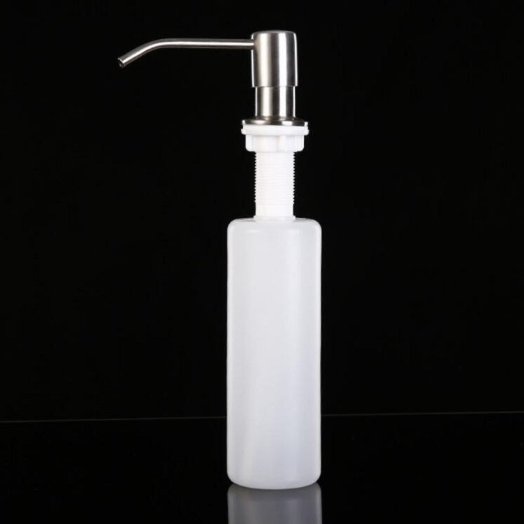 2 ชิ้นสแตนเลสตู้ทำสบู่อ่างล้างจาน Sishwashing ขวดสบู่เหลวมือ, Sink Soap Dispenser Bottle