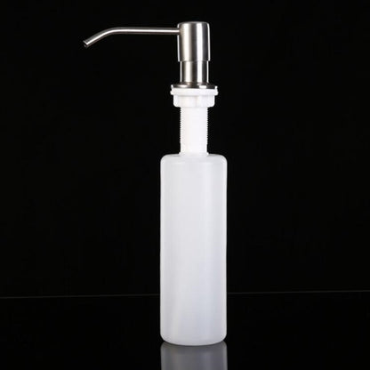 2 ชิ้นสแตนเลสตู้ทำสบู่อ่างล้างจาน Sishwashing ขวดสบู่เหลวมือ, Sink Soap Dispenser Bottle
