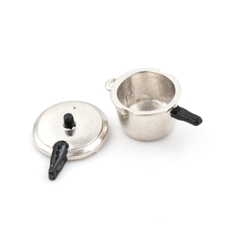 ตุ๊กตา House Mini Kitchen หม้อหุงข้าวเครื่องมือทำอาหารของเล่นเพื่อการศึกษาเด็ก, Pressure Cooker