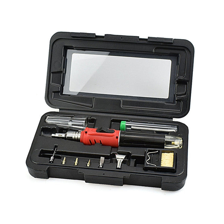 HS-1115K ชุดเครื่องมือหัวแร้งแก๊สมัลติฟังก์ชั่น 10-in-1