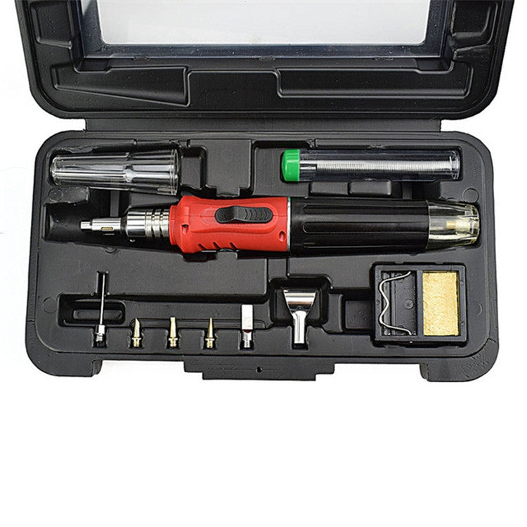 HS-1115K ชุดเครื่องมือหัวแร้งแก๊สมัลติฟังก์ชั่น 10-in-1