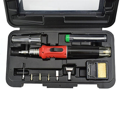 HS-1115K ชุดเครื่องมือหัวแร้งแก๊สมัลติฟังก์ชั่น 10-in-1