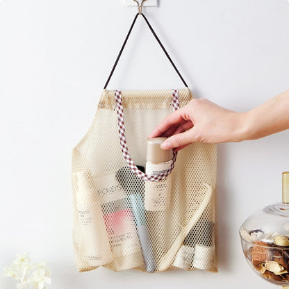 2 PCS Creative KITCHEN ผักหัวหอมมันฝรั่งเก็บแขวนกระเป๋า Hollow Breathable ตาข่ายกระเป๋าครัวกระเทียมขิงตาข่ายกระเป๋า, Mesh Storage Bag