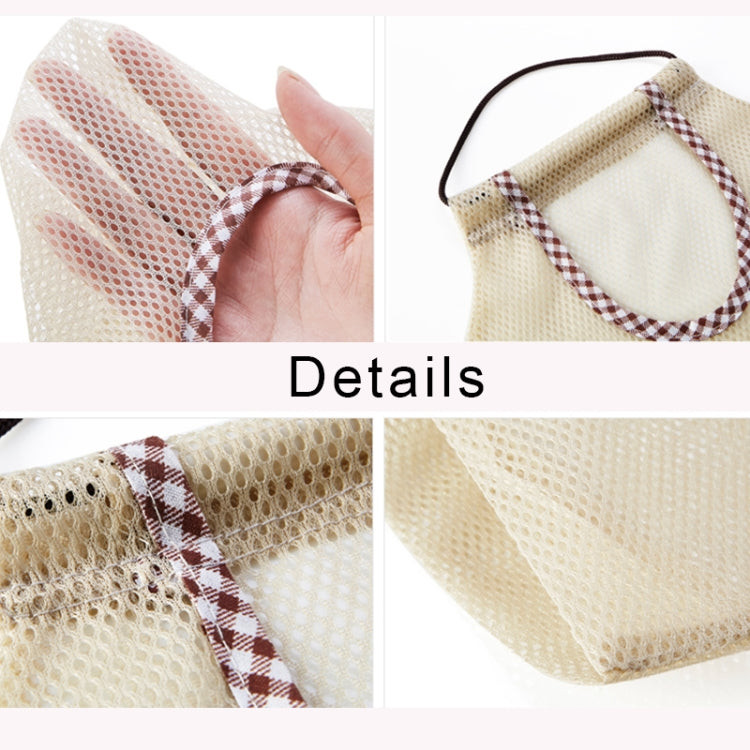 2 PCS Creative KITCHEN ผักหัวหอมมันฝรั่งเก็บแขวนกระเป๋า Hollow Breathable ตาข่ายกระเป๋าครัวกระเทียมขิงตาข่ายกระเป๋า, Mesh Storage Bag