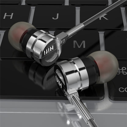 หูฟังหูฟัง D05 โลหะชุดหูฟังสเตอริโอพร้อมไมโครโฟนหูฟังตัดเสียงรบกวน auriculares หูฟังสำหรับโทรศัพท์ Xiaomi Music