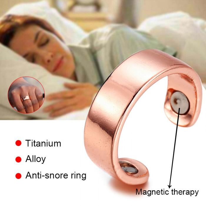 Acupressure Anti Snore Ring Treatment นวดกดจุด Anti Snoring Apnea Sleeping Device