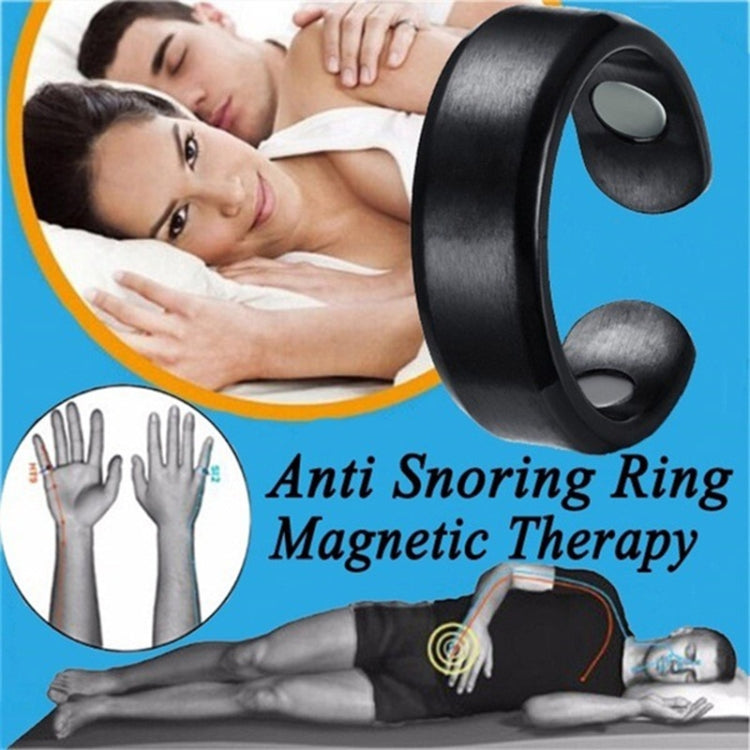 Acupressure Anti Snore Ring Treatment นวดกดจุด Anti Snoring Apnea Sleeping Device