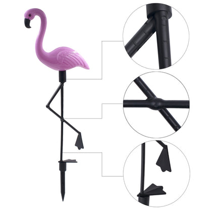 3 in 1 กันน้ำพลังงานแสงอาทิตย์ Flamingo ไฟสนามหญ้า LED สวนภูมิทัศน์ไฟโคมไฟกลางคืน