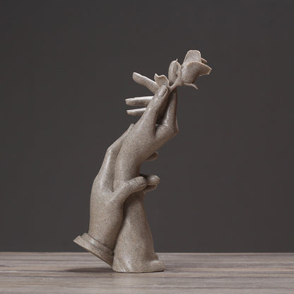 Creative บทคัดย่อประติมากรรมตกแต่งงานแต่งงานของขวัญหัตถกรรมบ้าน, Creative Abstract Sculpture