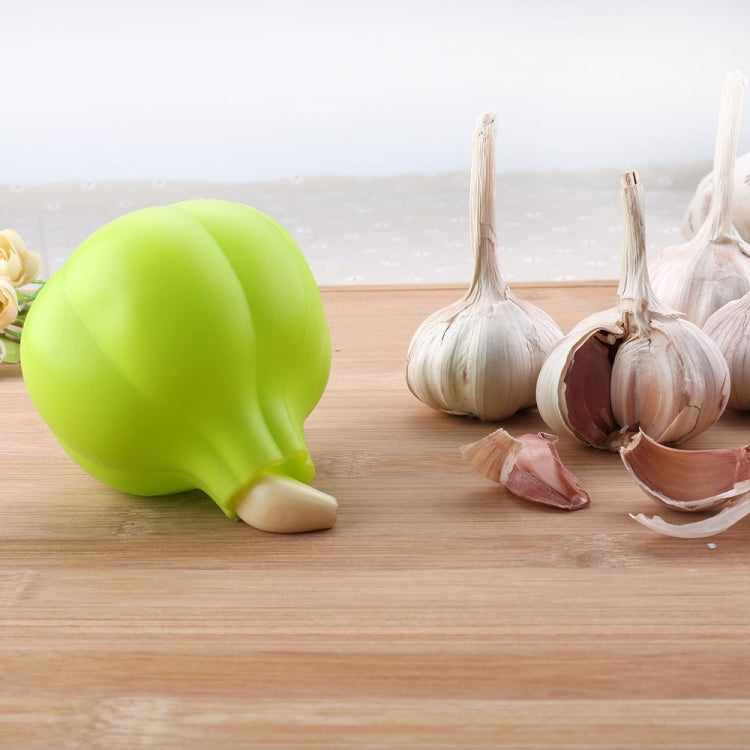 10 ชิ้นกระเทียมปอกซิลิโคนปอกครัวสร้างสรรค์เครื่องมือ, Garlic Peeler