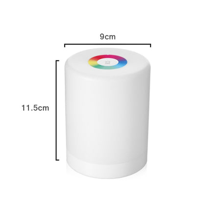 LED Touch Control Induction Dimmer โคมไฟสมาร์ทหรี่แสงได้ RGB เปลี่ยนสีข้างเตียง Night Light