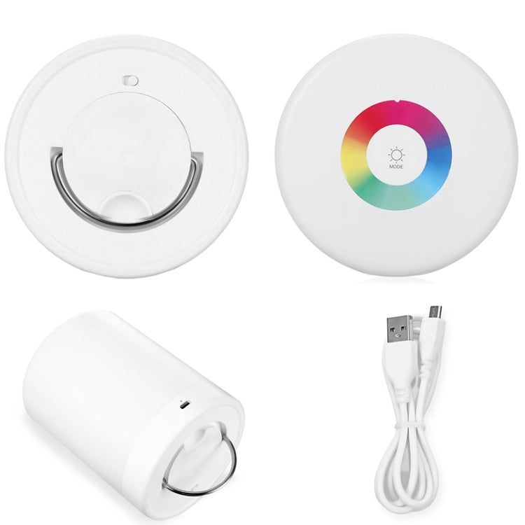 LED Touch Control Induction Dimmer โคมไฟสมาร์ทหรี่แสงได้ RGB เปลี่ยนสีข้างเตียง Night Light