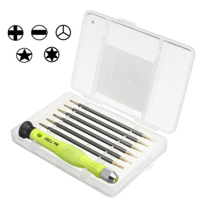 7 in 1 แบบพกพาไขควงชุด Chrome Vanadium Alloy Steel Professional ซ่อมเครื่องมือชุด, 7 in 1 Alloy