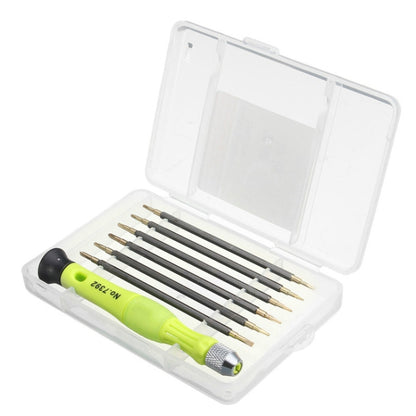 7 in 1 แบบพกพาไขควงชุด Chrome Vanadium Alloy Steel Professional ซ่อมเครื่องมือชุด, 7 in 1 Alloy