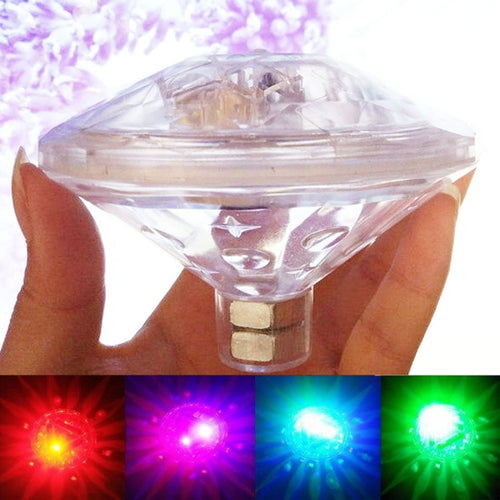 แฟชั่นแสงอาบน้ำแสดง IP67 กันน้ำใต้น้ำ RGB LED เปลี่ยนสีโคมไฟเรืองแสงด้วย 7 โหมด