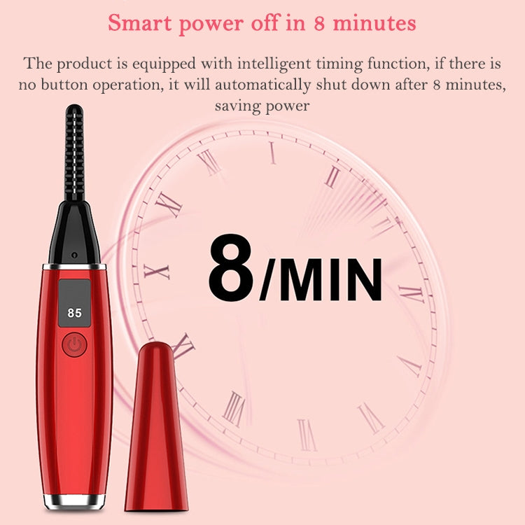 เครื่องดัดขนตาไฟฟ้าชาร์จเครื่องมือความงาม, 380mAh (Red), 380mAh (White)