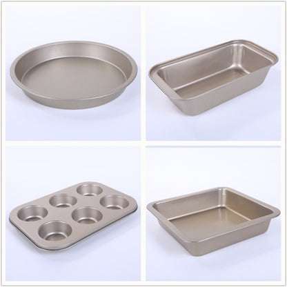5 in 1 เค้กแม่พิมพ์พิซซ่า Bakeware Home Pastry บิสกิตขนมปังเบเกอรี่ชุดเครื่องมือ, 5 in 1