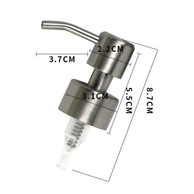 5 ชิ้นสแตนเลสหัวปั๊มตู้ทำสบู่เกลียวหัวฉีด, Pump Head