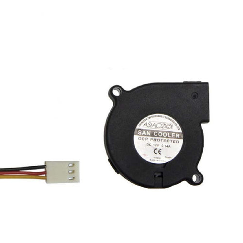 ASIACOOL พัดลมโบลเวอร์ Silent Turbo, 5015 12V, 7530 12V, 9733 12V