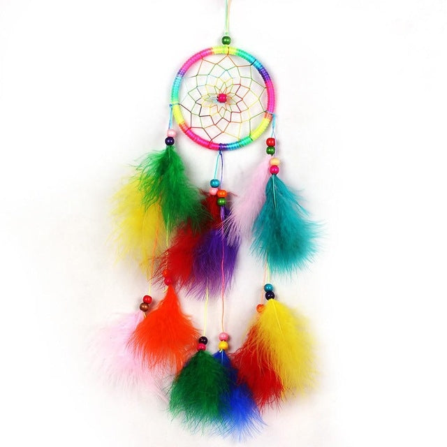 เครื่องประดับตกแต่งบ้านที่เรียบง่ายสร้างสรรค์ Dream Catcher จี้รถ