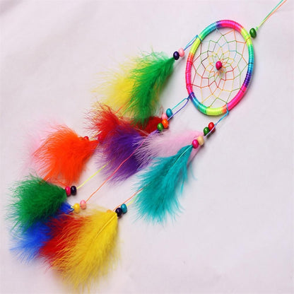 เครื่องประดับตกแต่งบ้านที่เรียบง่ายสร้างสรรค์ Dream Catcher จี้รถ