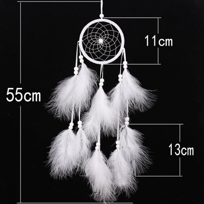 เครื่องประดับตกแต่งบ้านที่เรียบง่ายสร้างสรรค์ Dream Catcher จี้รถ