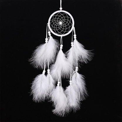 เครื่องประดับตกแต่งบ้านที่เรียบง่ายสร้างสรรค์ Dream Catcher จี้รถ