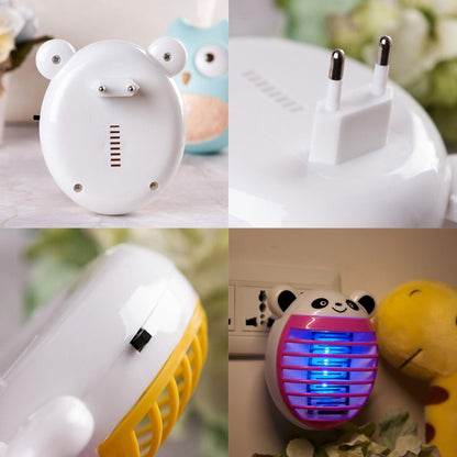 น่ารักในครัวเรือนนักฆ่ายุงโคมไฟไฟ LED ป้องกันยุง Bug Zapper แมลง Muggen Killer Night Light สีสันสดใส, US Plug