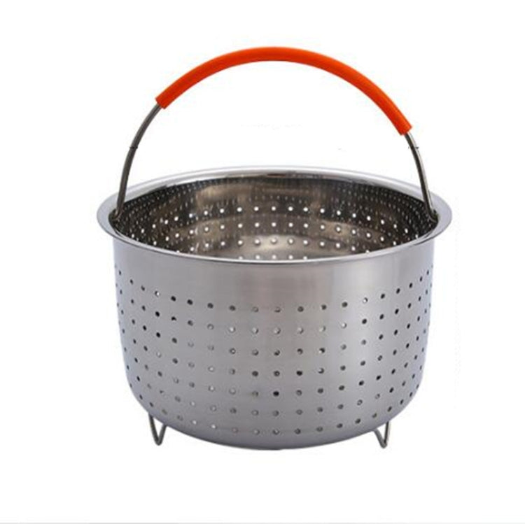 สแตนเลสตะกร้านึ่ง Plug-in ซิลิโคนหม้อความดัน Steamer Kitchen Cooker อุปกรณ์เสริม, 3 Quarts, 6 Quarts, 8 Quarts