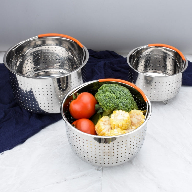 สแตนเลสตะกร้านึ่ง Plug-in ซิลิโคนหม้อความดัน Steamer Kitchen Cooker อุปกรณ์เสริม, 3 Quarts, 6 Quarts, 8 Quarts