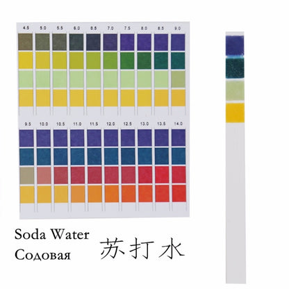 100 แถบ/กล่อง pH Test Strips 0-14 Scale Premium Litmus Tester กระดาษเหมาะสำหรับทดสอบ pH ระดับน้ำ, 100 Strips