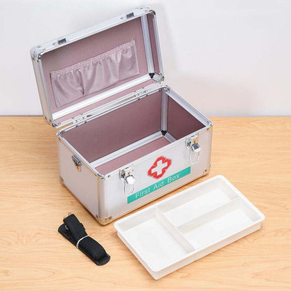 ตู้ยาอลูมิเนียมฉุกเฉินสำหรับกล่องยาอลูมิเนียมในครัวเรือน Enterprise, 12 inch Mdeium, 16 inch Extra Large