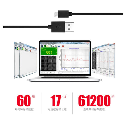 SNDWAY เครื่องวัดเดซิเบลเสียงรบกวนความแม่นยำสูงแบบมือถือ, SW523, SW524(Storage+USB Communication)