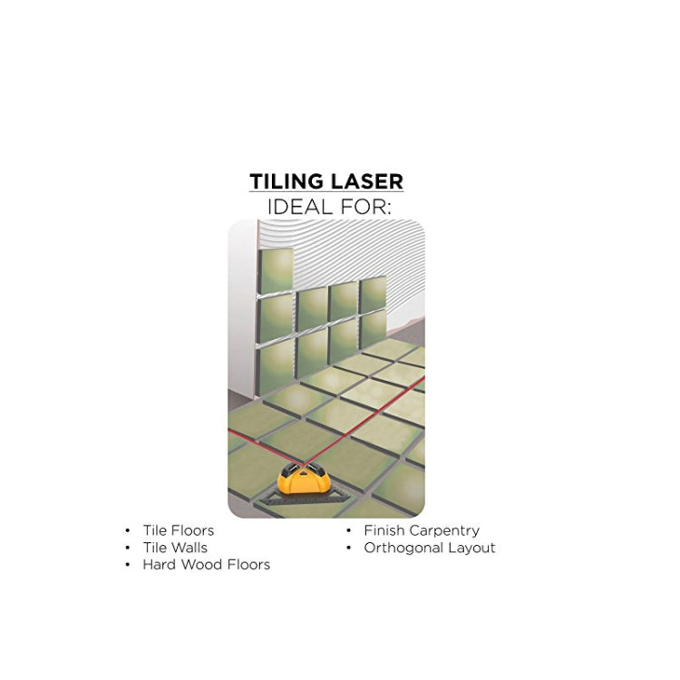 มุมขวา 90 องศาระดับเลเซอร์ Cross Line การปูกระเบื้อง Leveling Laser Beam เครื่องมือวัด, 90 Degree Laser Tool
