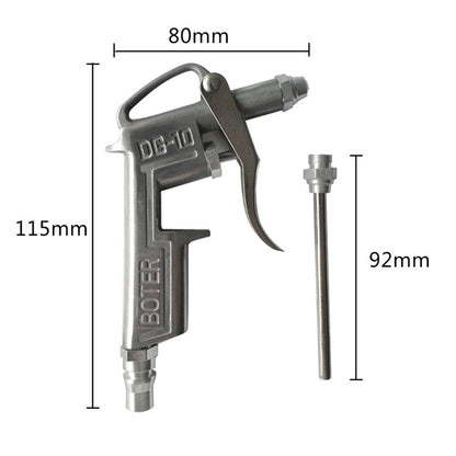 DG-10 Air Blow Gun ปืนพก Trigger ทำความสะอาดคอมเพรสเซอร์ Dust Blower 8 นิ้วหัวฉีด Duster เครื่องมือทำความสะอาด, DG-10 Air Blow Gun