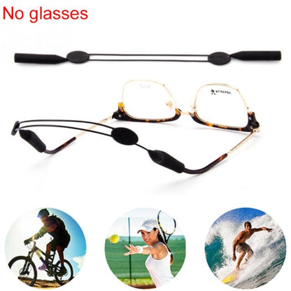 2 ชิ้นปรับแว่นตาเชือกเส้นเล็กแว่นตากีฬาลื่นหูตะขอปก, 25cm for Children, 30cm for Adult, 35cm for Adult