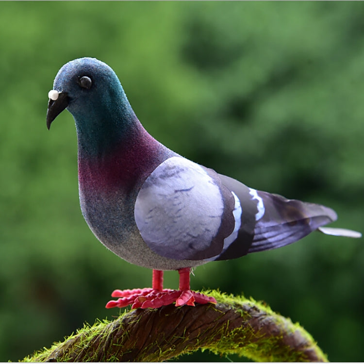 2 ชิ้นโฟมจำลอง Pigeon รุ่นบ้านสวนเครื่องประดับ Miniature Decor, Foam Pigeon