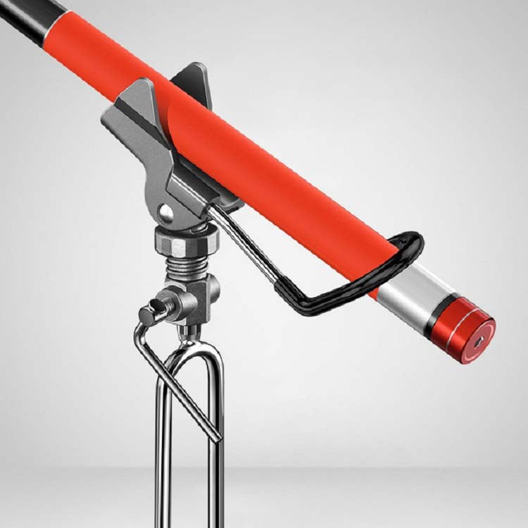 สแตนเลสตกปลาวงเล็บโยน Rod Sea Rod Hand Rod Fishing Rod Bracket, B Gray