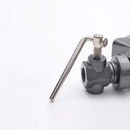 สแตนเลสตกปลาวงเล็บโยน Rod Sea Rod Hand Rod Fishing Rod Bracket, B Gray